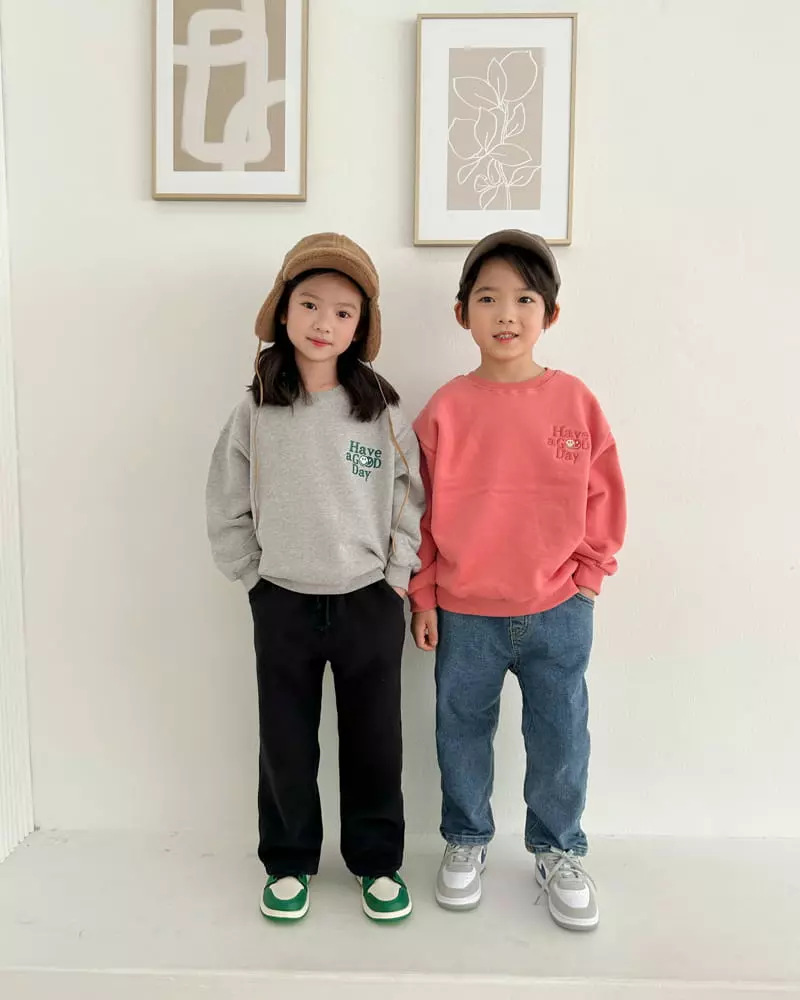 Witty Boy - Korean Children Fashion - #fashionkids - Good Day Sweatshirt - 2