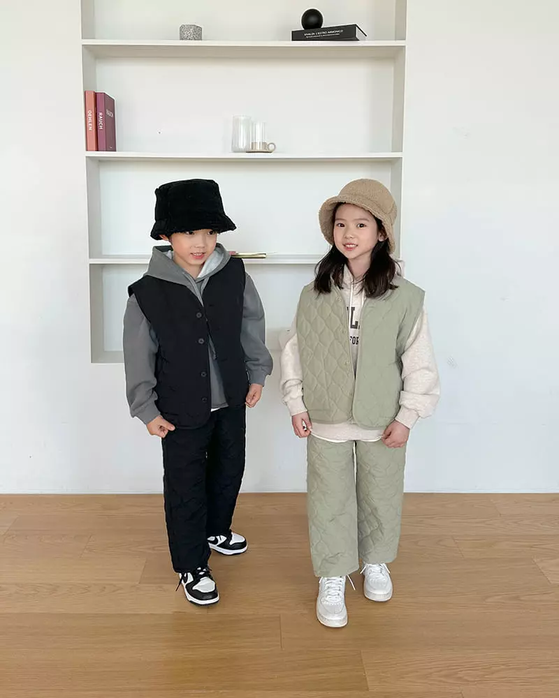 Witty Boy - Korean Children Fashion - #fashionkids - Pom Quilting Pants - 3