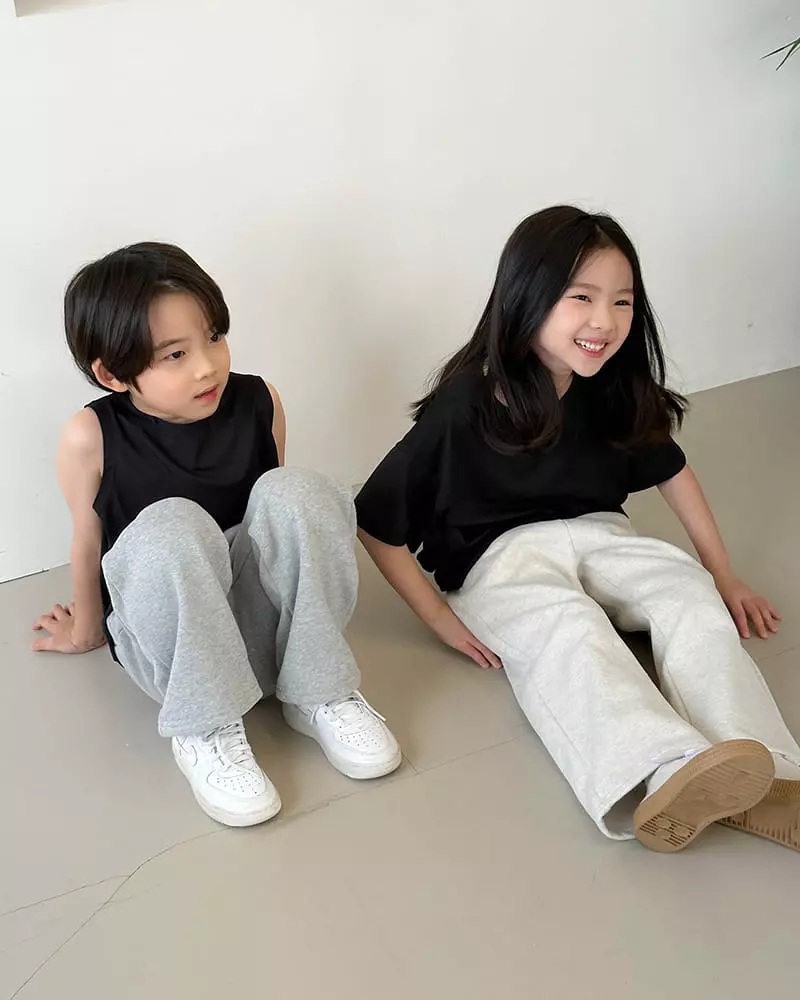 Witty Boy - Korean Children Fashion - #kidsshorts - Easy Warm Short Sleeves Tee - 6