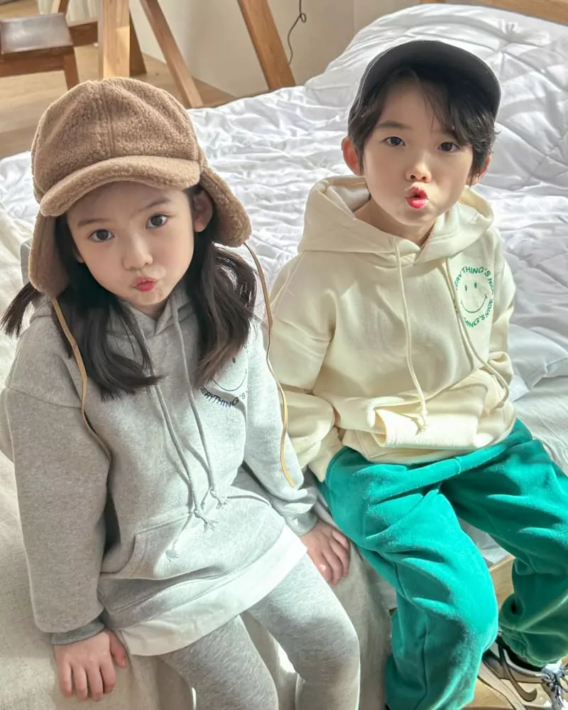 Witty Boy - Korean Children Fashion - #kidsshorts - Smile Hoody - 5