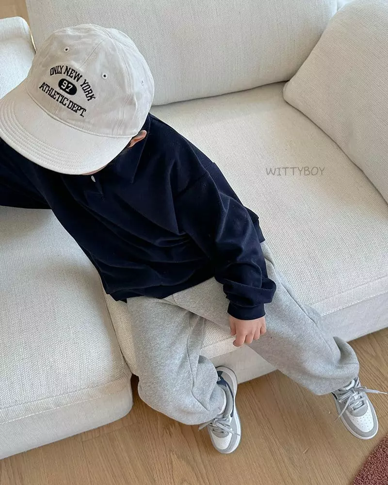 Witty Boy - Korean Children Fashion - #kidsshorts - Lettering Cap - 2
