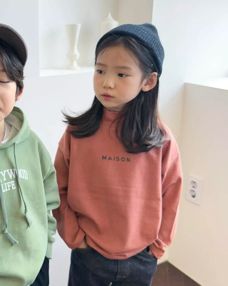 Witty Boy - Korean Children Fashion - #kidsstore - Masion Half Turtleneck Tee - 7