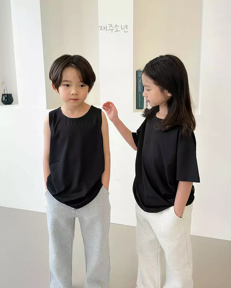 Witty Boy - Korean Children Fashion - #kidsstore - Easy Warm Short Sleeves Tee - 7