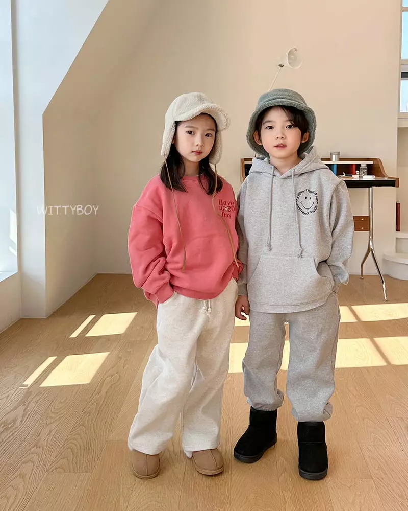 Witty Boy - Korean Children Fashion - #kidsstore - Smile Hoody - 6