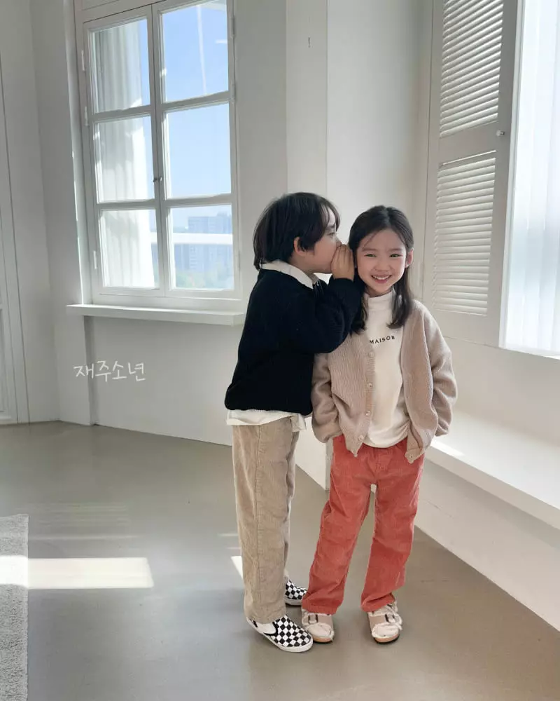 Witty Boy - Korean Children Fashion - #kidsstore - Honey Wide Pants - 3
