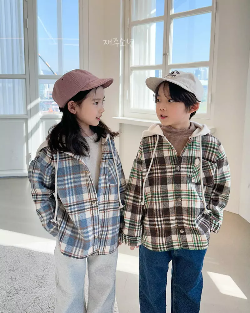 Witty Boy - Korean Children Fashion - #kidzfashiontrend - Bona Check Shirt