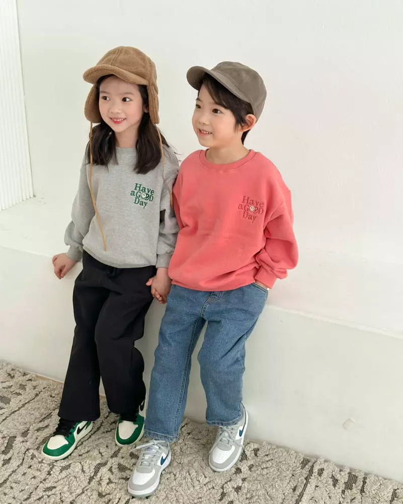 Witty Boy - Korean Children Fashion - #kidzfashiontrend - Good Day Sweatshirt - 5