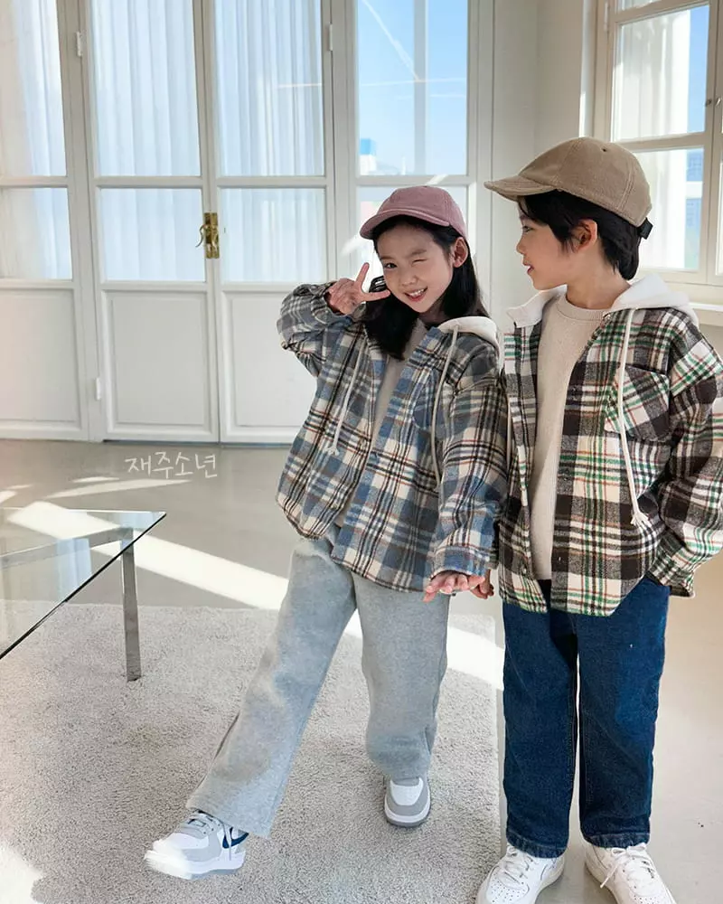 Witty Boy - Korean Children Fashion - #littlefashionista - Bona Check Shirt - 3