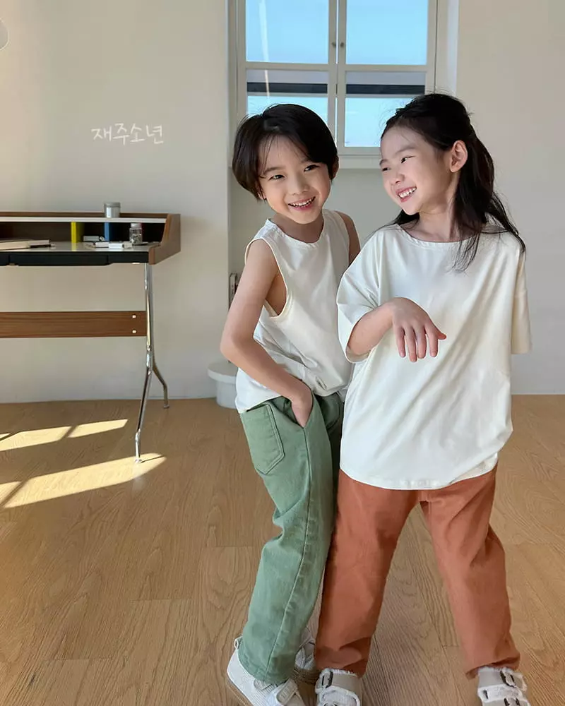 Witty Boy - Korean Children Fashion - #magicofchildhood - Easy Warm Short Sleeves Tee - 11