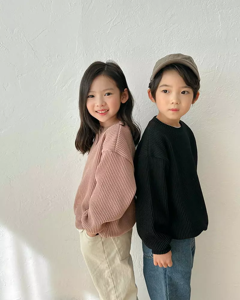 Witty Boy - Korean Children Fashion - #magicofchildhood - Churros Knit Tee - 2