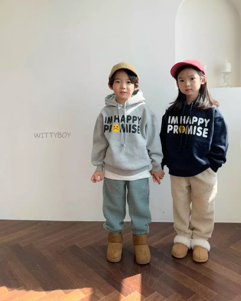 Witty Boy - Korean Children Fashion - #magicofchildhood - Happy Hoody - 8