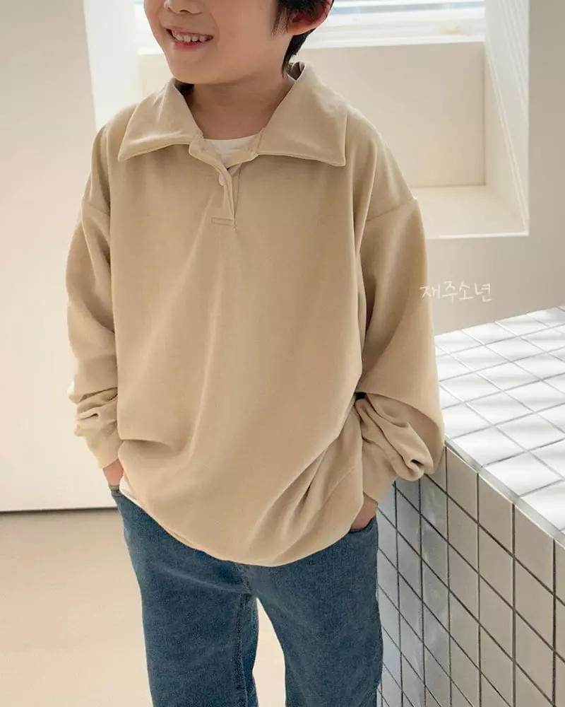 Witty Boy - Korean Children Fashion - #minifashionista - Bell Collar Tee - 6