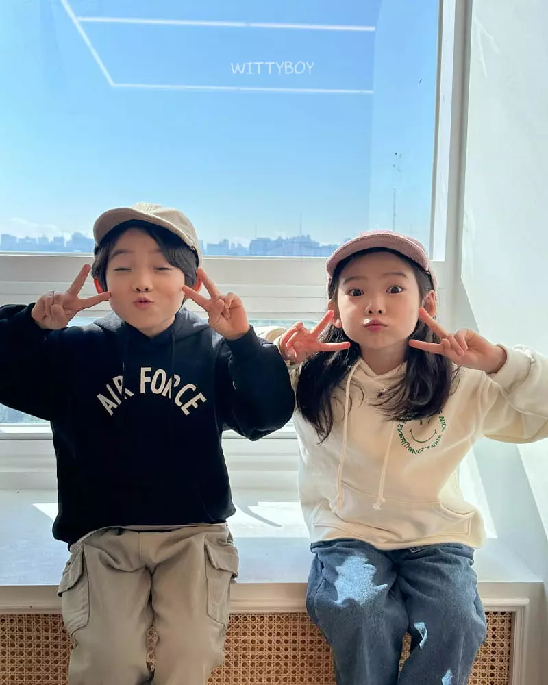 Witty Boy - Korean Children Fashion - #minifashionista - Smile Hoody - 11