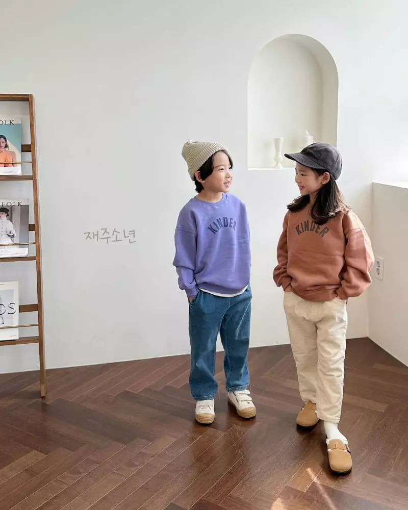 Witty Boy - Korean Children Fashion - #minifashionista - Comfortable Jeans - 6