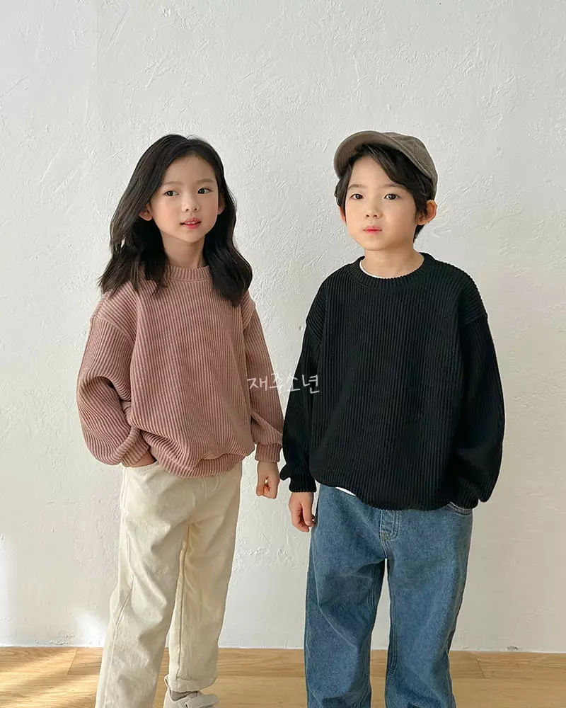 Witty Boy - Korean Children Fashion - #minifashionista - Churros Knit Tee - 3
