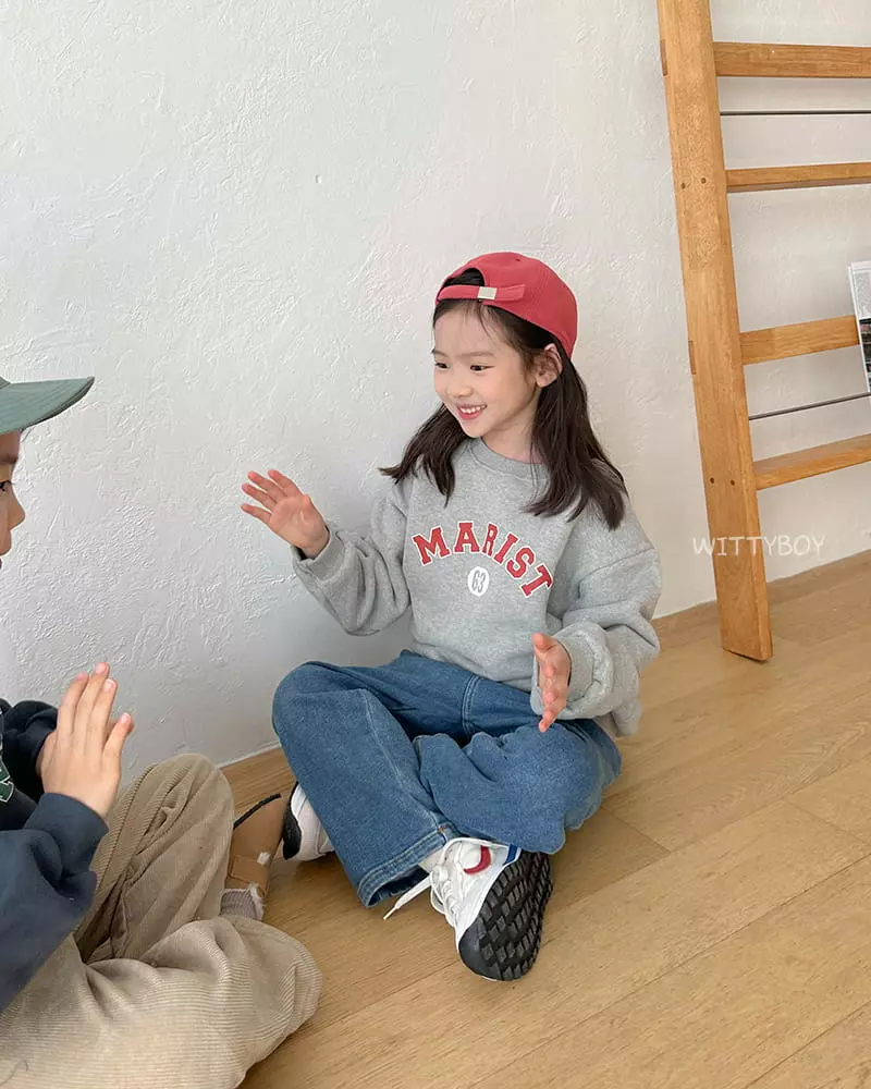 Witty Boy - Korean Children Fashion - #stylishchildhood - Marie Stripes Sweatshirt - 5