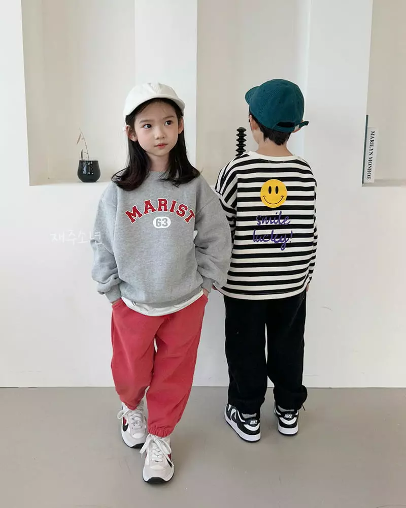Witty Boy - Korean Children Fashion - #todddlerfashion - Lucky Stripes Tee - 7