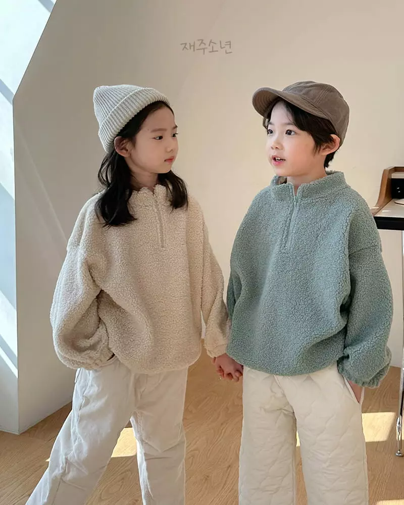 Witty Boy - Korean Children Fashion - #todddlerfashion - Pom Quilting Pants - 12