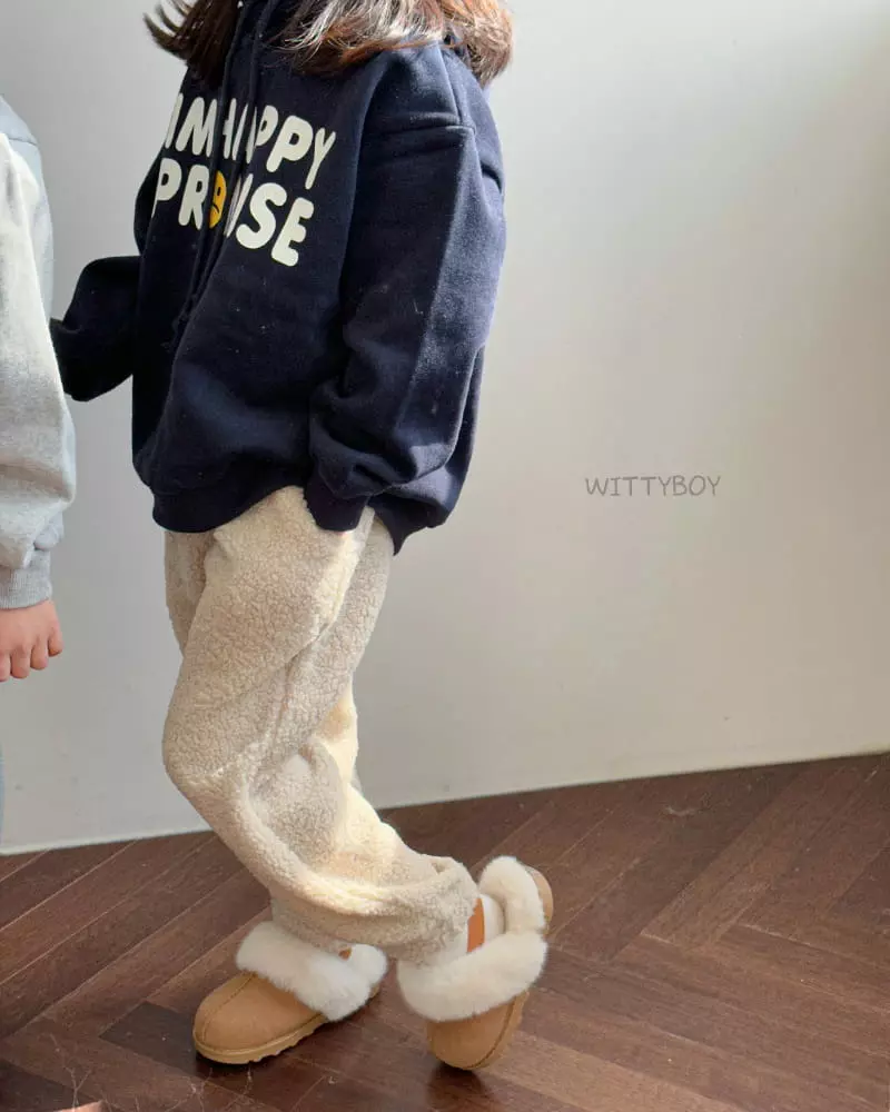 Witty Boy - Korean Children Fashion - #toddlerclothing - Happy Hoody - 12