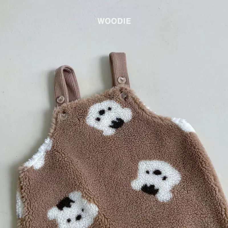 Woodie - Korean Baby Fashion - #babyboutique - Polar Bear Dungarees - 3