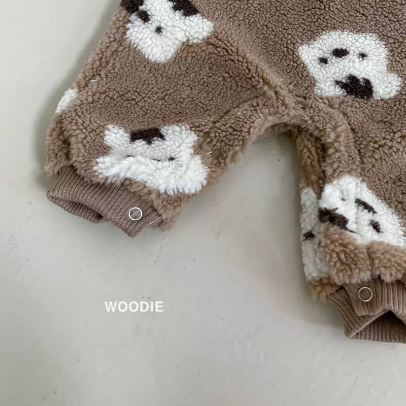 Woodie - Korean Baby Fashion - #babyboutique - Polar Bear Dungarees - 4