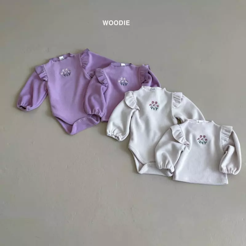 Woodie - Korean Baby Fashion - #babyboutique - Mini Rose Tee - 2