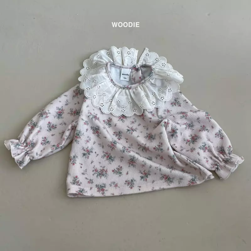 Woodie - Korean Baby Fashion - #babyboutique - Hana Lace Tee - 5