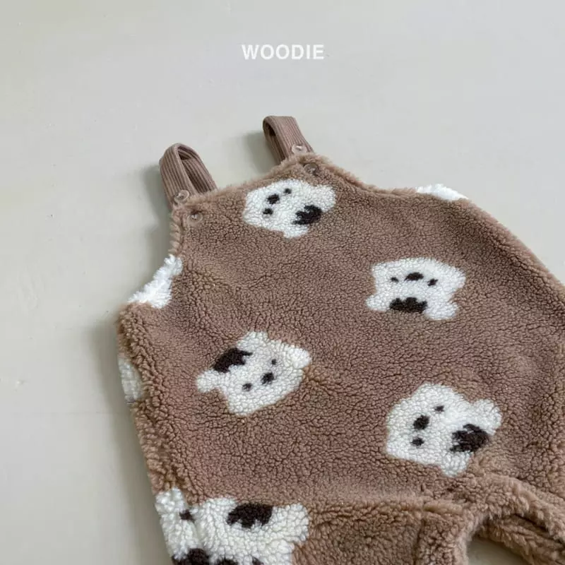 Woodie - Korean Baby Fashion - #babyboutiqueclothing - Polar Bear Dungarees - 5