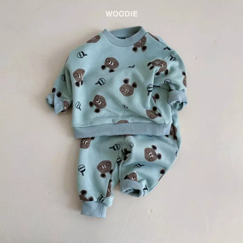 Woodie - Korean Baby Fashion - #babyboutiqueclothing - Squirrel Top Bottom Set - 5