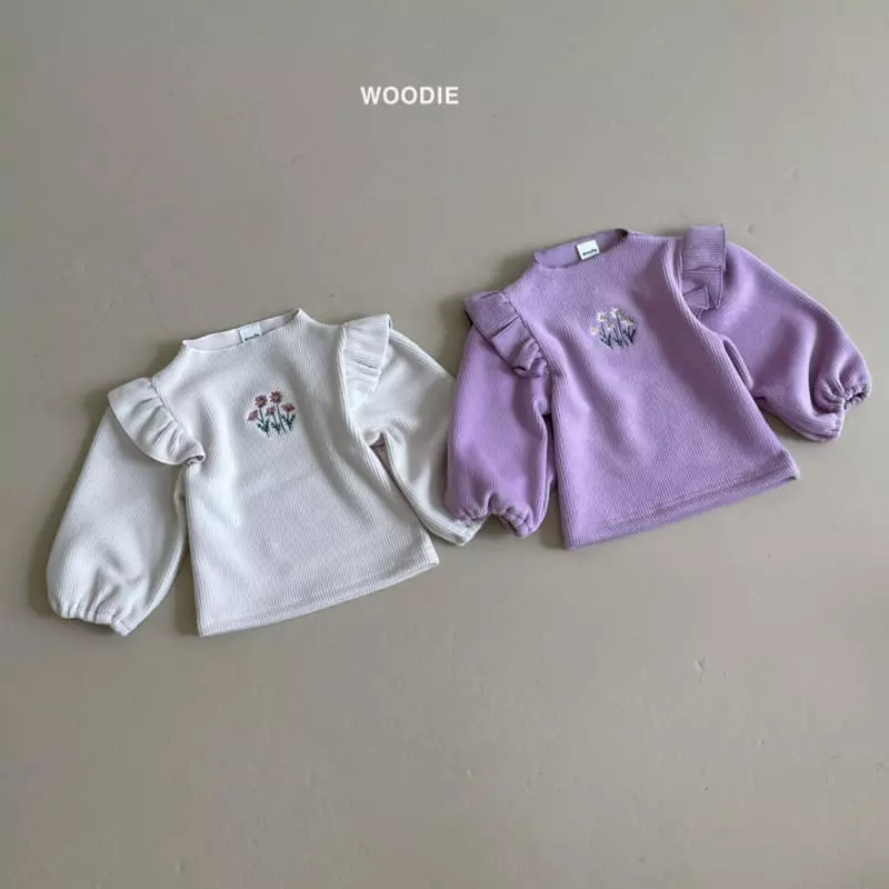 Woodie - Korean Baby Fashion - #babyfashion - Mini Rose Tee - 5