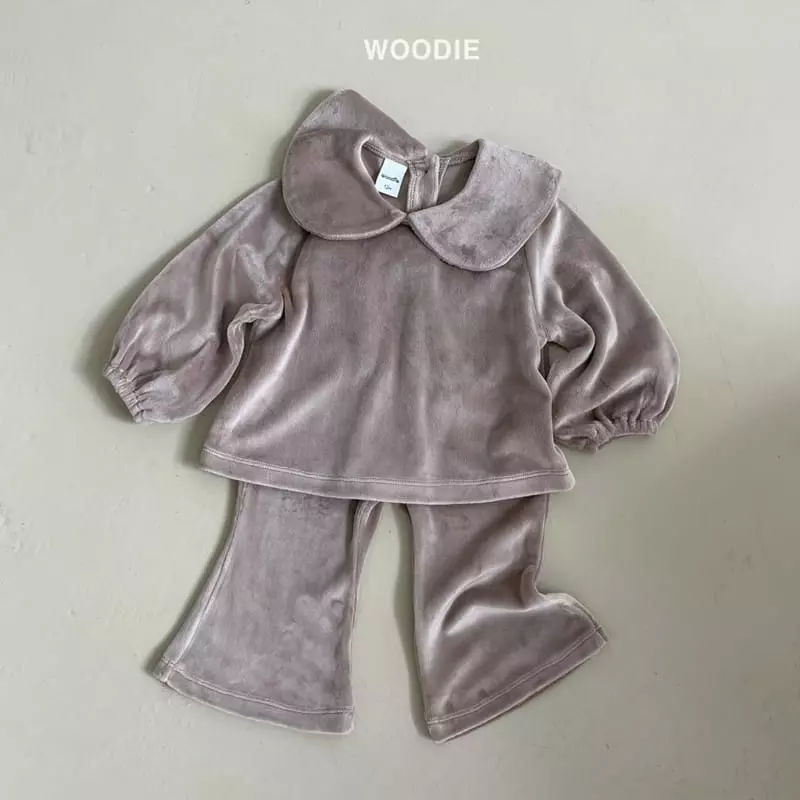 Woodie - Korean Baby Fashion - #babyfashion - Veloure Pants - 4