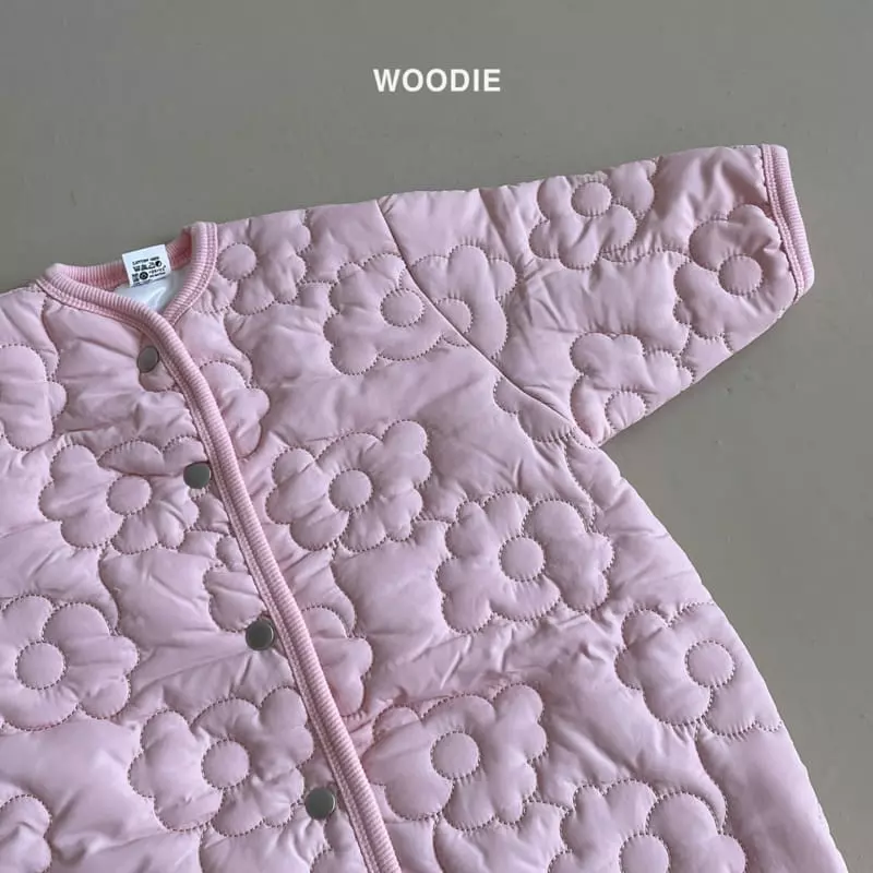 Woodie - Korean Baby Fashion - #babygirlfashion - 4 Oz Quilting Bodysuit - 11