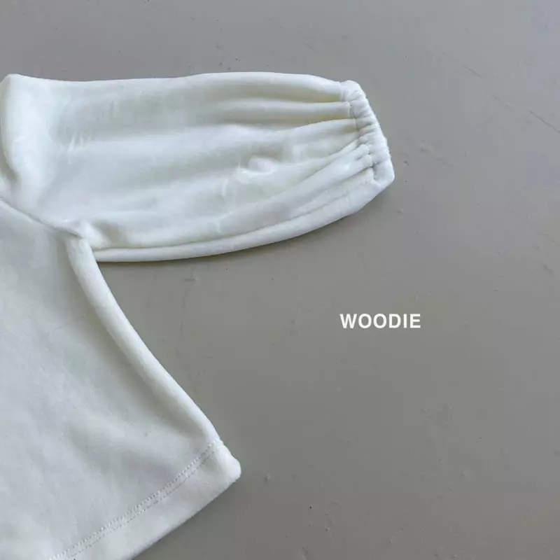Woodie - Korean Baby Fashion - #babyfever - Veloure Collar Tee - 4