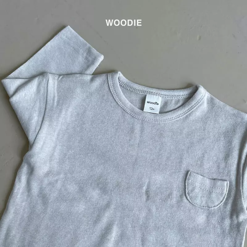 Woodie - Korean Baby Fashion - #babylifestyle - Pocket Tee - 9