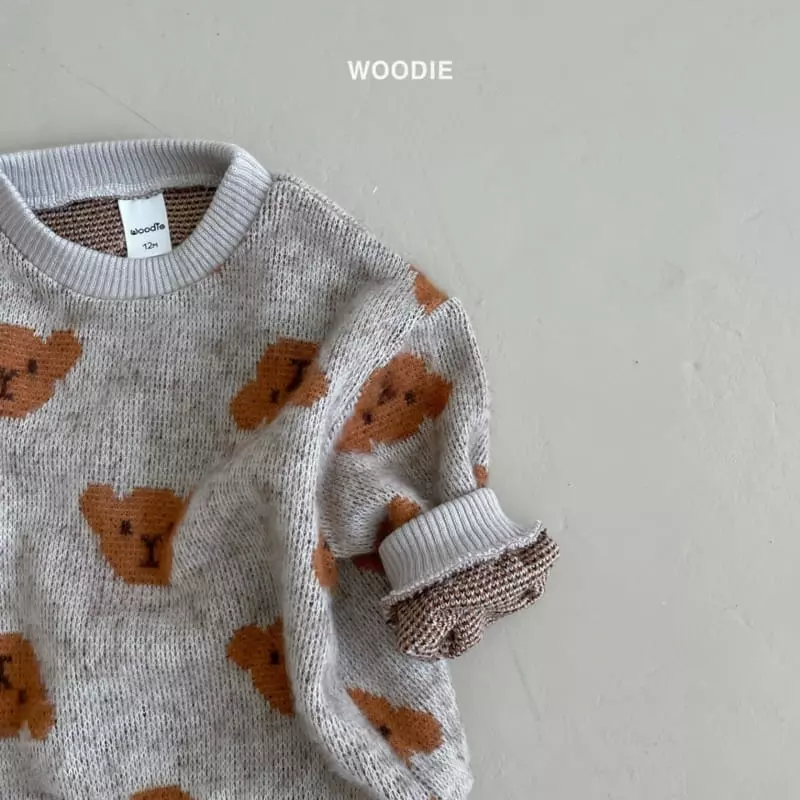 Woodie - Korean Baby Fashion - #babyootd - Jacquard Tee - 6