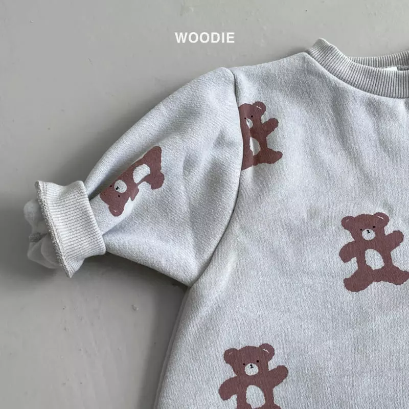 Woodie - Korean Baby Fashion - #babyootd - Berry Bear Bodysuit - 8