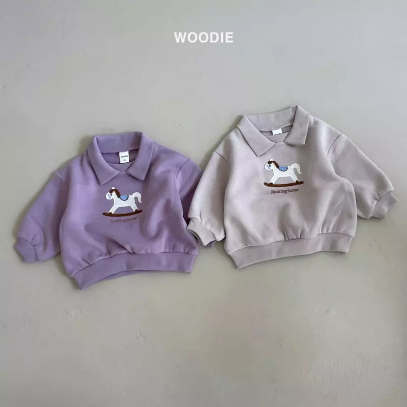 Woodie - Korean Baby Fashion - #babyootd - Merry Collar Tee - 2
