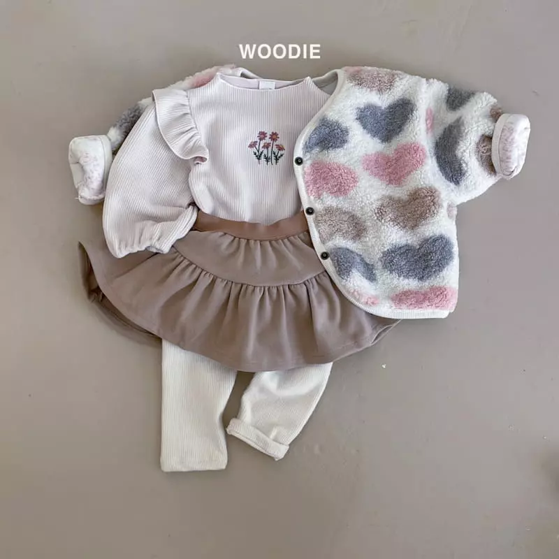 Woodie - Korean Baby Fashion - #babyootd - Heart Jumper - 6