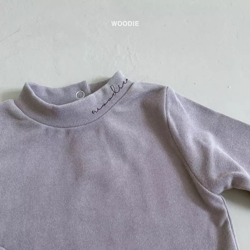 Woodie - Korean Baby Fashion - #babyoutfit - Woodie Turtleneck Tee - 4