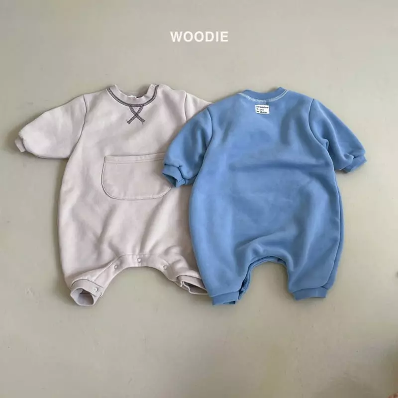 Woodie - Korean Baby Fashion - #babyoutfit - Stitch Bodysuit