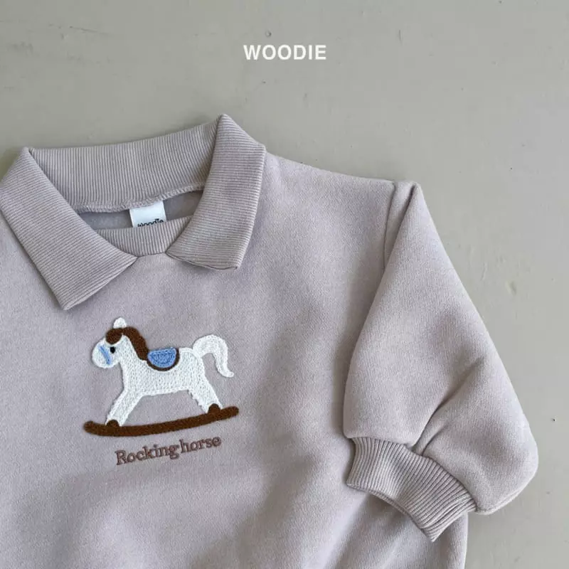Woodie - Korean Baby Fashion - #babyoutfit - Merry Collar Tee - 4