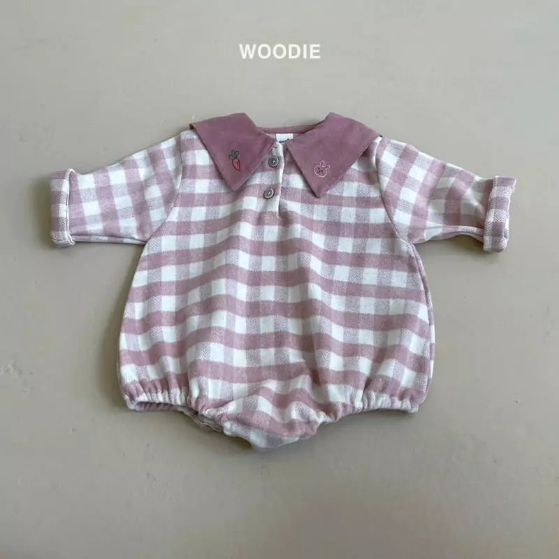 Woodie - Korean Baby Fashion - #babyoutfit - Toto Collar Bodysuit - 6