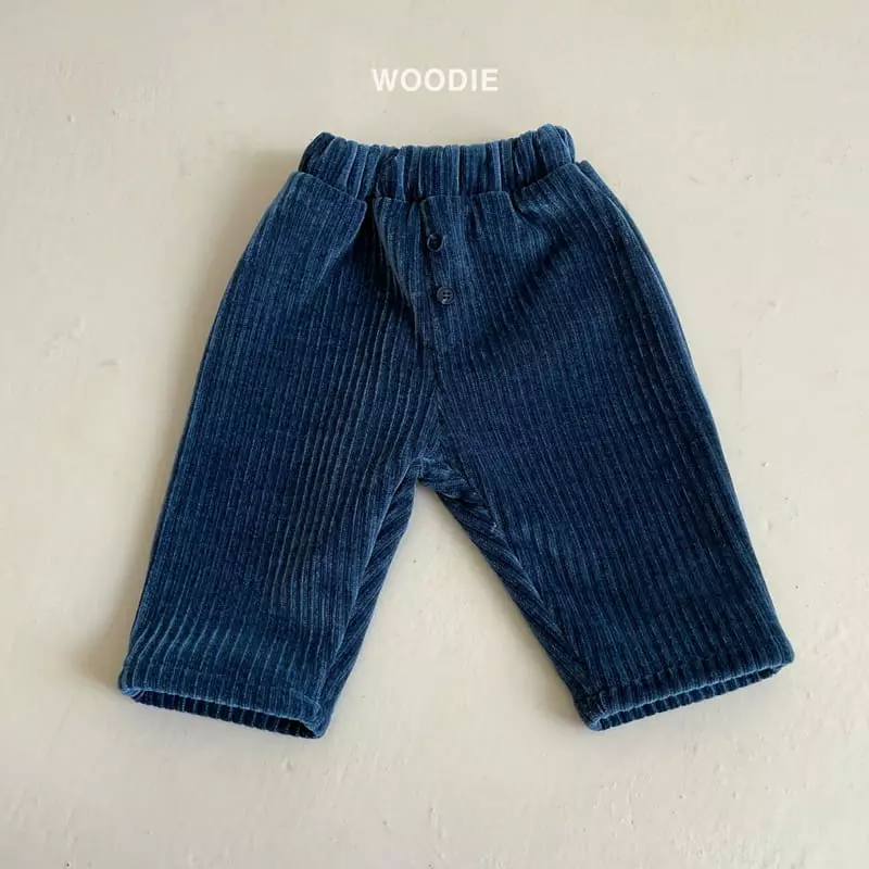 Woodie - Korean Baby Fashion - #babyoutfit - Warm Rib Pants - 5