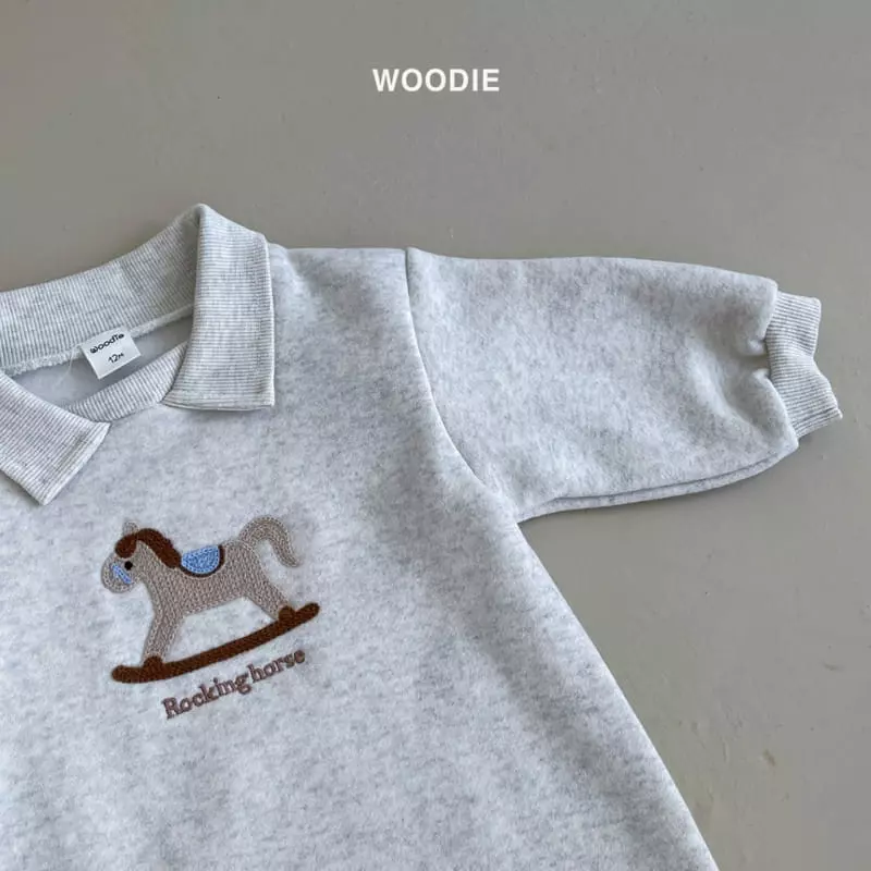 Woodie - Korean Baby Fashion - #babywear - Merry Collar Bodysuit - 6