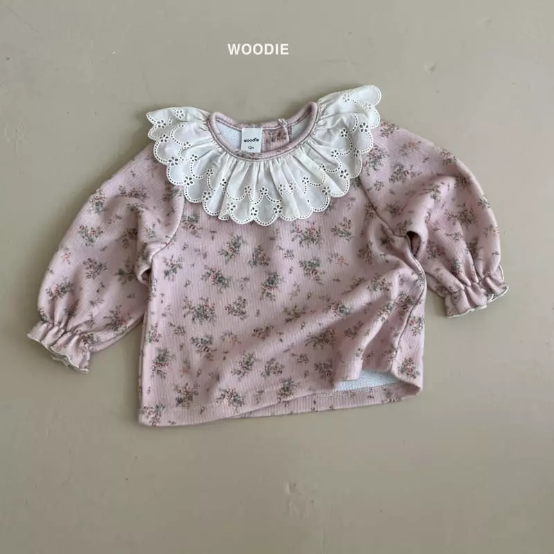 Woodie - Korean Baby Fashion - #babywear - Hana Lace Tee