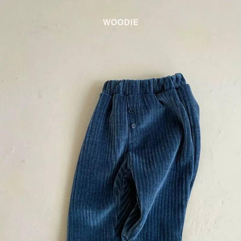 Woodie - Korean Baby Fashion - #onlinebabyboutique - Warm Rib Pants - 7