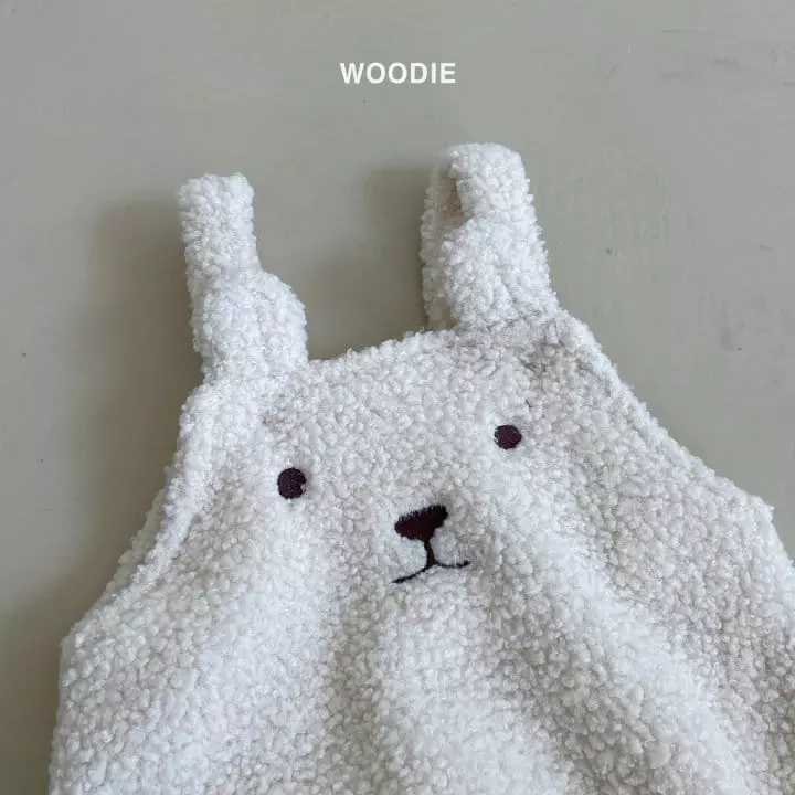 Woodie - Korean Baby Fashion - #babywear - Belly Bear Bodysuit - 4