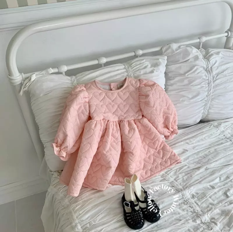 Yellow Factory - Korean Children Fashion - #childofig - Heart One-piece - 10