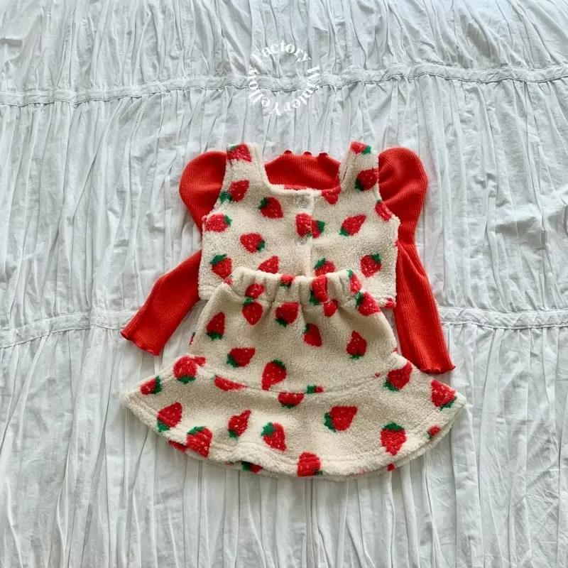 Yellow Factory - Korean Children Fashion - #childrensboutique - Strawberry Set - 3