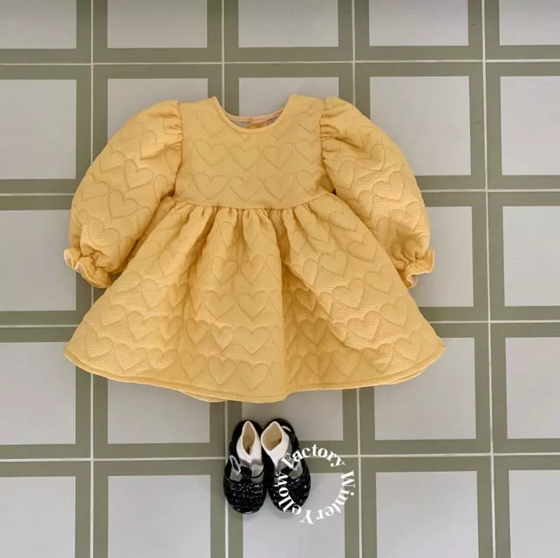 Yellow Factory - Korean Children Fashion - #designkidswear - Heart One-piece - 12